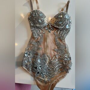 Rhinestones bodysuit
